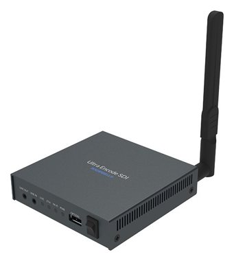 Magewell Ultra Encode SDI, 안테나가 달린 소형 박스
